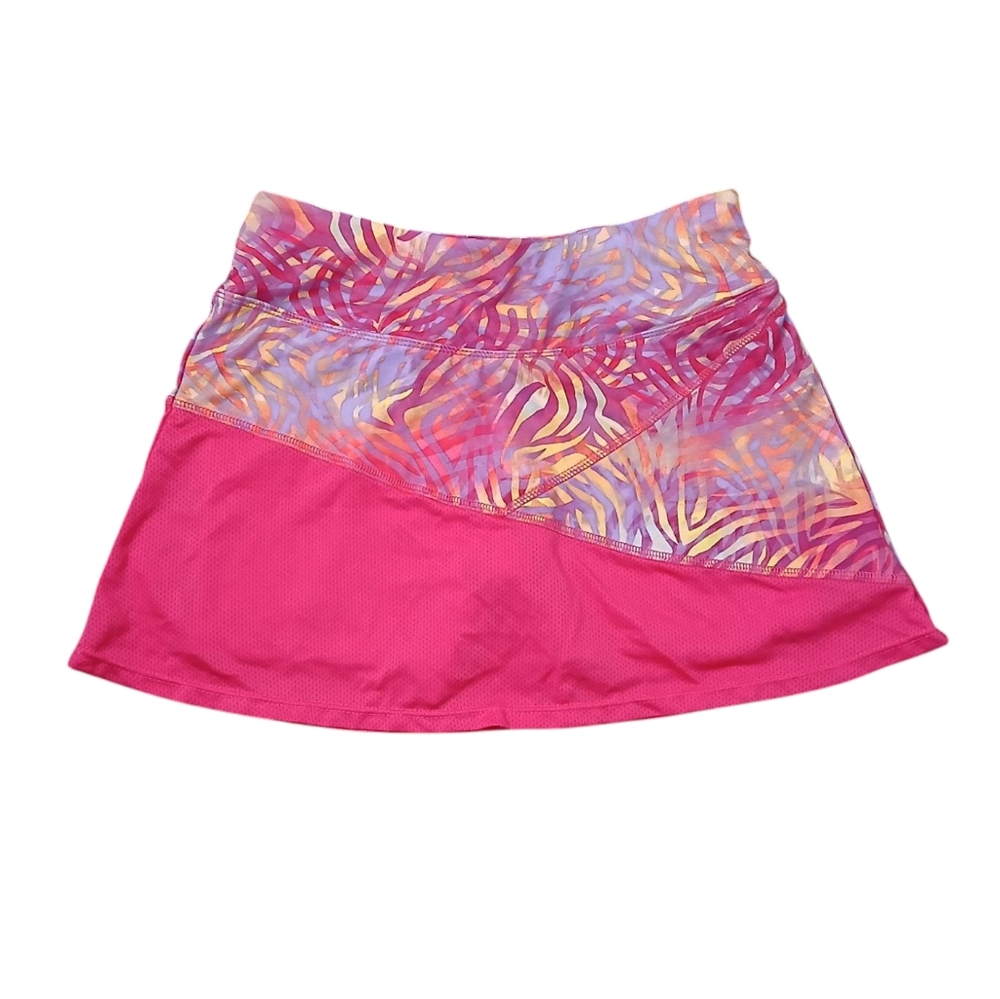 SOLD! Layer 8 Patterned Girls Sport Swim Skort
